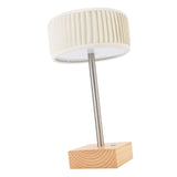 Rechargeable Desk with Fabric Shade Top Mirror Table Light Modern Touch Dimmable LED Bedside V1294-YM0901-3119240153411