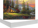 Painting Canvas Panel Boards - 5x7 Inch Art Canvas,24 Pack with 8x10 Inch Canvas Board Super Value V1258-DP02-C-1014