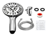 Shower Head High Pressure Electroplated 10 Settings Handheld Shower Head with Cleaning Sprayer for V1294-YM0901-3112240041311