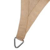 Instahut Waterproof Shade Sail 2x4m Rectangle Sand 95% Shade Cloth SAIL-WP-2X4-Q-SAND
