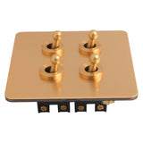 Toggle Light Rocker Switch 1/2 Way Retro Brass Plate Lever 86 Type Toggle Switch 1 Smile Home 4 V1189-LWWAL-20260327-04397