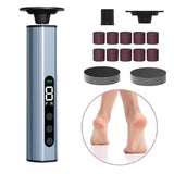 Blue Professional 2-in-1 Electric Foot Callus Remover and Manicure Kit - 9 Speeds Rechargeable V888-ELOSUNG18457