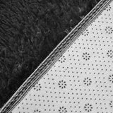 200x140cm Floor Rugs Large Shaggy Rug Area Carpet Bedroom Living Room Mat - Black V63-832171