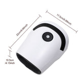 White Portable Electric Hand Massager - USB-C Rechargeable, Airbag Compression, Graphene 42&degC V888-ELOSUNG49959