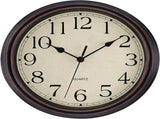Silent Non-Ticking Retro Quartz Wall Clock Battery Operated for Living Room Kitchen Home Office, 12 V1237-ZY00B018PIS8QQ