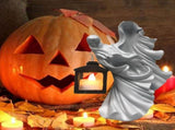 Resin Ghost with Lantern Resin Ghost Hell Messenger Statue Halloween Sculpture Garden Yard V1294-YM0716-10350917