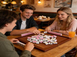 Mahjong Tile Game Set, Portable Travel Board Games for Adults & Family Gift, Classic Strategic V1366-AZ2-W-16703