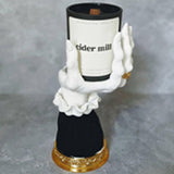 Halloween Candle Holder Witch Hand Shaped Resin Candlestick Desktop Ornaments Decor V1294-YM0710-10295459
