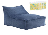 Artiss Bean Bag Chair Cover with Filler Soft Corduroy DIY Stuffed Animal Storage Bean Bag for BD-LOUNGE-S-BL-5FILLER