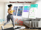 Everfit Treadmill Electric Walking Pad Incline Under Desk Home Gym 380mm White TMILL-380-INC-WH