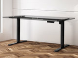 Levede Motorised Standing Desk Frame Black Single Motor DH1049-S-BK