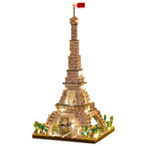LED Eiffel Tower Micro Mini Building Blocks Set V1142-LP1005006981737118