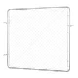 Chain Link Gate, 70 x 72 in, Adjustable Chain Link Panel, Fit 3 ft Garden V952-SWHYM7072INCM7PVRV0
