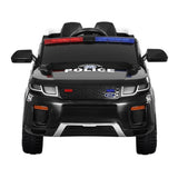 Electric Ride On Car Rigo Kids Patrol Police Ride On Cars Horn Music Remote Black RCAR-POLICE-RGROVER-N-BK