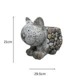 Kitten Planter W Hole & Plug 29x21cm V637-49458KTN