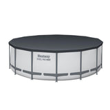 Bestway Swimming Pool 427x427x122cm Steel Frame Above Ground Pools Round Filter Pump Ladder BW-POOL-R-427-5612Y