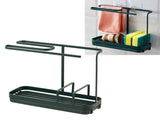 Sponge Holder Punching Free Stylish Sturdy Rustproof Durable Sponge Holder Rack for Kitchen Bathroom V1294-YM0901-3117230441811