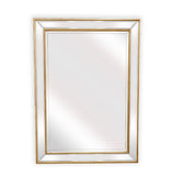 Gold Beaded Framed Mirror - Rectangle 80cm x 110cm V292-MIRR-BDD009