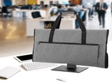 Travel Carrying Case for 27" LCD Screens and Monitors, With Padded Velvet Lining, Protective Monitor V1192-AZ-W-0881