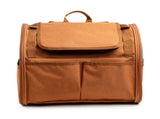 Brown Pet Carrier Backpack - Comfortable and Stylish for Cats and Small Dogs V888-ELOSUNG19178