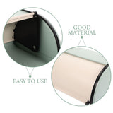 Kitchen Bread Box White Metal Roll Top Lid Multipurpose Storage Container V1366-AZ2-W-13927