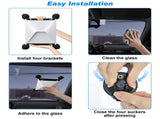 10 Pcs Black Heavy-Duty Suction Cup Mount for Starlink Mini - All-Weather Car, RV & Boat Bracket V888-ELOSUNG47079