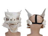 Latex Simulation Dinosaur Skull Mask Head Cover Halloween Costume Party Cosplay Props Decoration V1294-YM0714-3115210172811