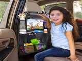 pcs Car Back Seat Storage Bag, Kick Protection Protector with Touch Screen Holder for Tablet, for V1189-LC-QP-00204