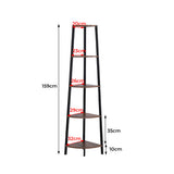 Levede 5 Tier Corner Shelf Industrial BO1020-WA