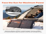 100W Bifacial Solar Panel, 16BB N-Type Foldable Monocrystalline Solar Panel Charger 24% Efficiency, V952-BXZDTYNB1100CFI83001Y3