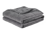 Giselle 9KG Weighted Blanket Adults Kid Anti Anxiety Gravity Blankets Sherpa Fleece WBLANKET-DUAL-203-9KG