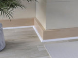 Flexible Quarter Round Molding, Mini Peel and Stick Rubber Trim Molding for Wall Edge Floor V1258-DP02-C-1358
