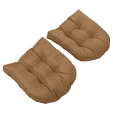 2pcs Outdoor Cushions Tufted Patio Furniture Cushions Thick Outdoor Seat Cushion U Shaped V1294-YM0901-3116250003313