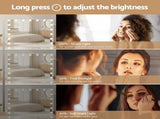 Embellir Makeup Mirror 80x60cm Hollywood Vanity with LED Light Tabletop White MM-E-FRAME-5880LED-WH