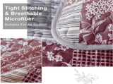 Blush Bohemian Patchwork 3 Piece bed spread Set V745-AC090357AF