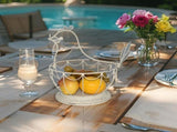 Chicken Shape Footed Bowl / Basket 30cm V637-07003CHK