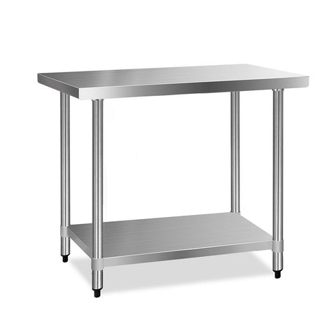 Cefito 1219x610mm Stainless Steel Kitchen Bench 430 SSKB-430S-48