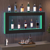 VEVOR LED Lighted Liquor Bottle Display Bar Shelf RF & App Control 1210 mm V952-KZXBGLED248RFXCBHV3