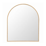 Embellir Arch Wall Mirror, Decorative Gold Frame Mirrors, 86x81cm Bathroom Vanity Mirror, Slim Frame MM-E-WALL-OVAL-GD-8186