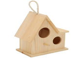 Wood Bird Nests Outdoor Birdhouse Breeding Box Bird Cage for Garden Backyard Balcony Decor V1294-YM0901-3111210123411