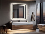 600x800mm LED Bathroom Mirror Anti-fog Illuminated Shatterproof V178-66714