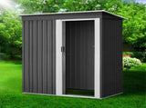 Giantz Garden Shed 1.62x0.86M Sheds Outdoor Storage Tool Workshop House Shelter Sliding Door SHED-FLAT-3X5-AB