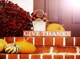 4 Rolls Thanksgiving Fall Wired Ribbon for Craft, 24 Yards Orange Buffalo Plaid Burlap Ribbon for V1366-AZ2-W-13328