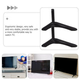 1Set Stable TV Riser Stand Black Tabletop Mount for Tvs with Installation Holes V1369-AZ3-W-16234