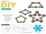 3D Plum Blossom Building Blocks for Kids DIY Creative Puzzle Toy for Ages 3 with 112, 302, or 902 V1341-ZY-H9982Z8Y-902PCS