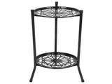 2Tier Metal Plant Stand Flower Pot Holder Display Shelf Rack Home Decoration Garden V1294-YM0901-3111210013911