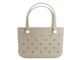 Waterproof Hexagon Mesh Beach Bag Large Capacity Travel Storage Tote for Swimwear Towel Sunglasses V1258-BAG-HS04-M-APT