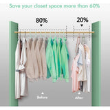 12 pcs Magic Hangers, Premium Quality Foldable Hangers, Multi-Function Space Saving Hangers, For V1188-MS-227-1813