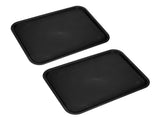 2pcs Food Tray Multifunctional Thickened Slip Resistance Chinese Fast Food Serving Tray for Dining V1294-YM0523-3118220042812