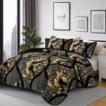 Luminous Quilted Coverlet and Pillowcases Set: Brighten Your Bedroom Atmosphere - Queen size V745-MAC080423Q13U